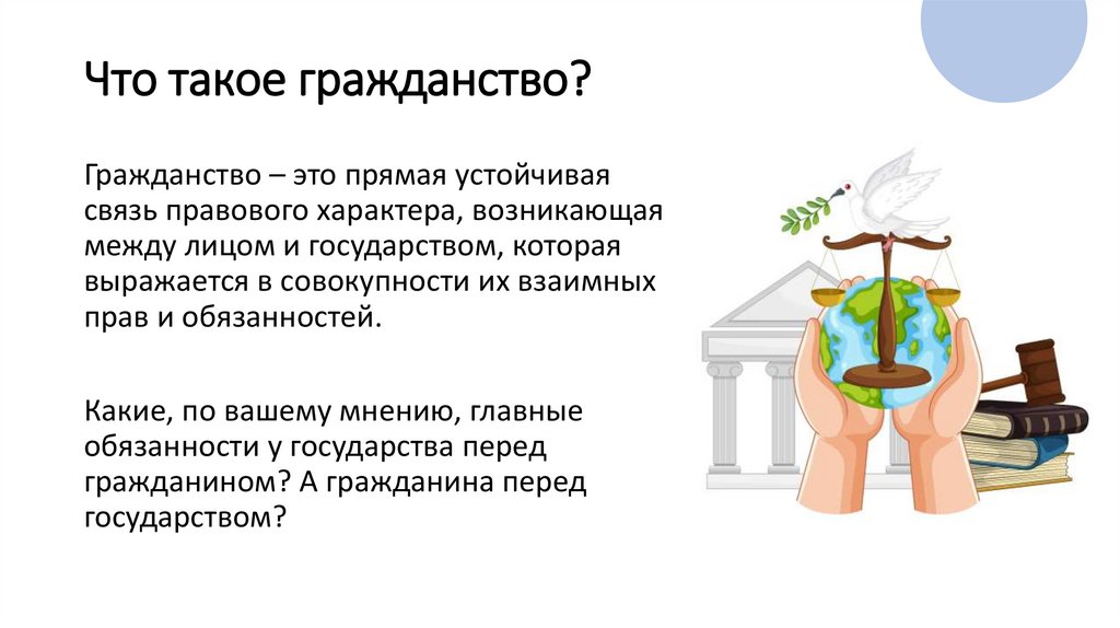 Что такое гражданство?