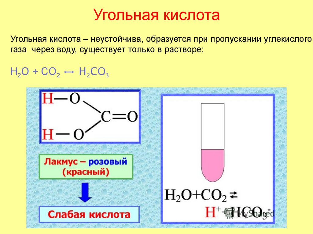 Угольная кислота