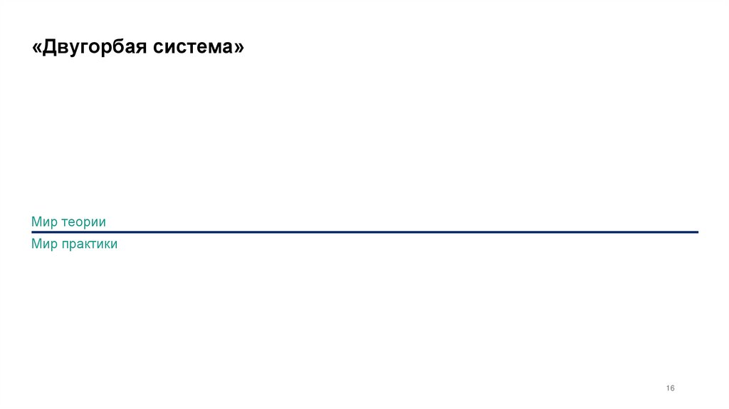 «Двугорбая система»