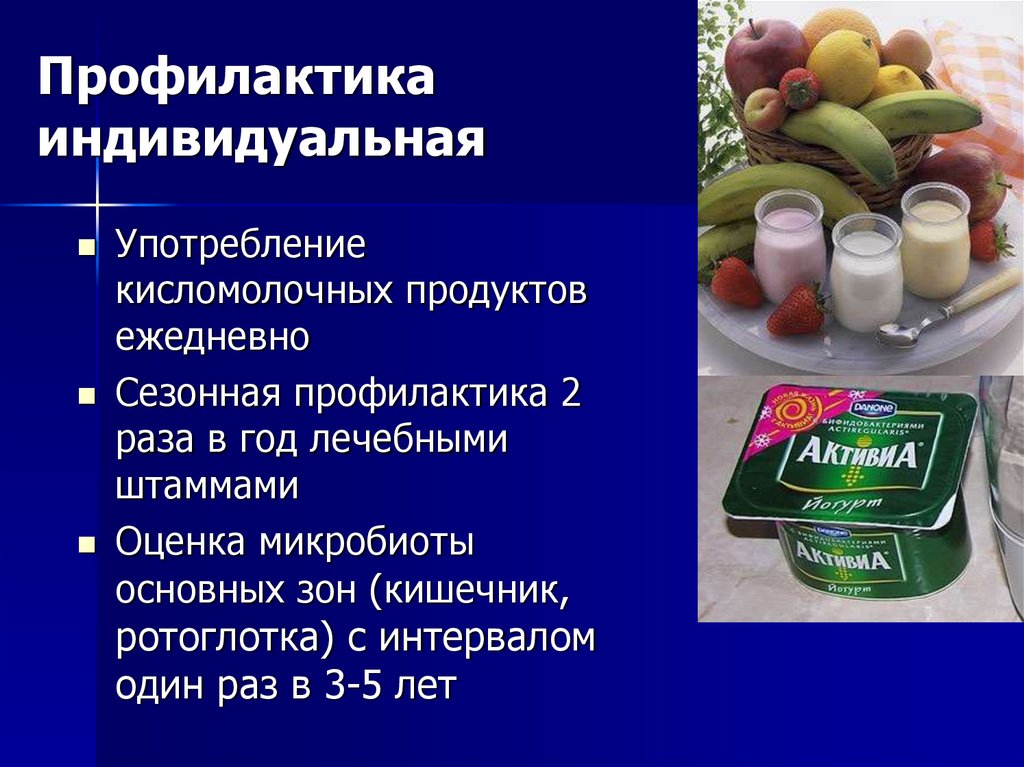 Профилактика индивидуальная