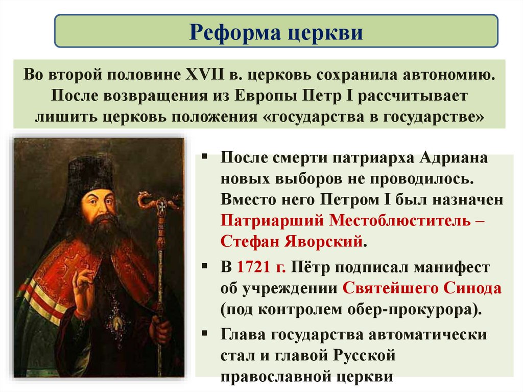 Реформа церкви