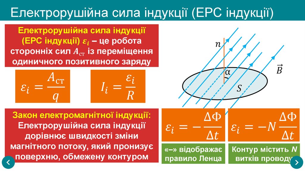 Електрорушійна сила індукції (ЕРС індукції)