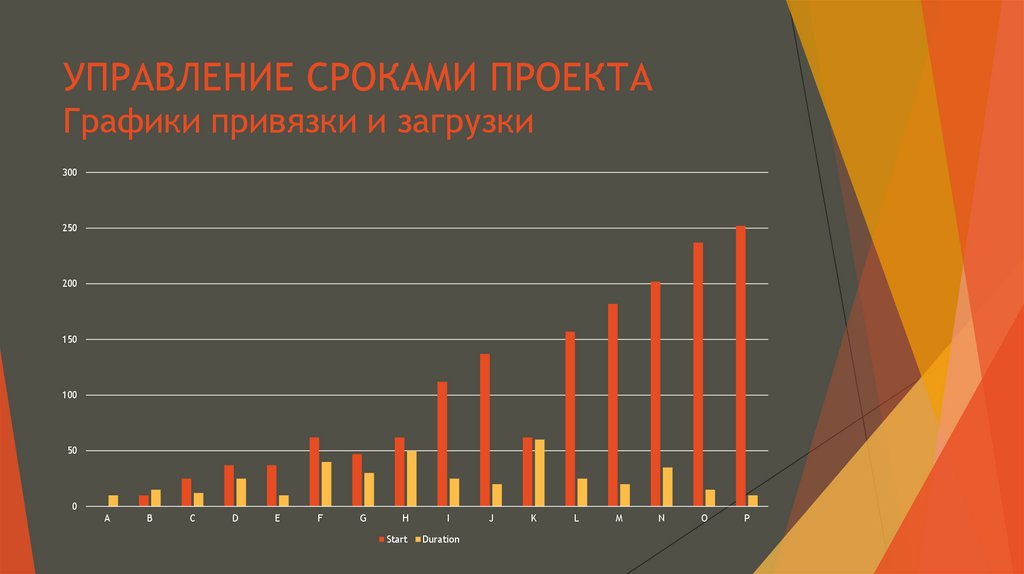 УПРАВЛЕНИЕ СРОКАМИ ПРОЕКТА Графики привязки и загрузки