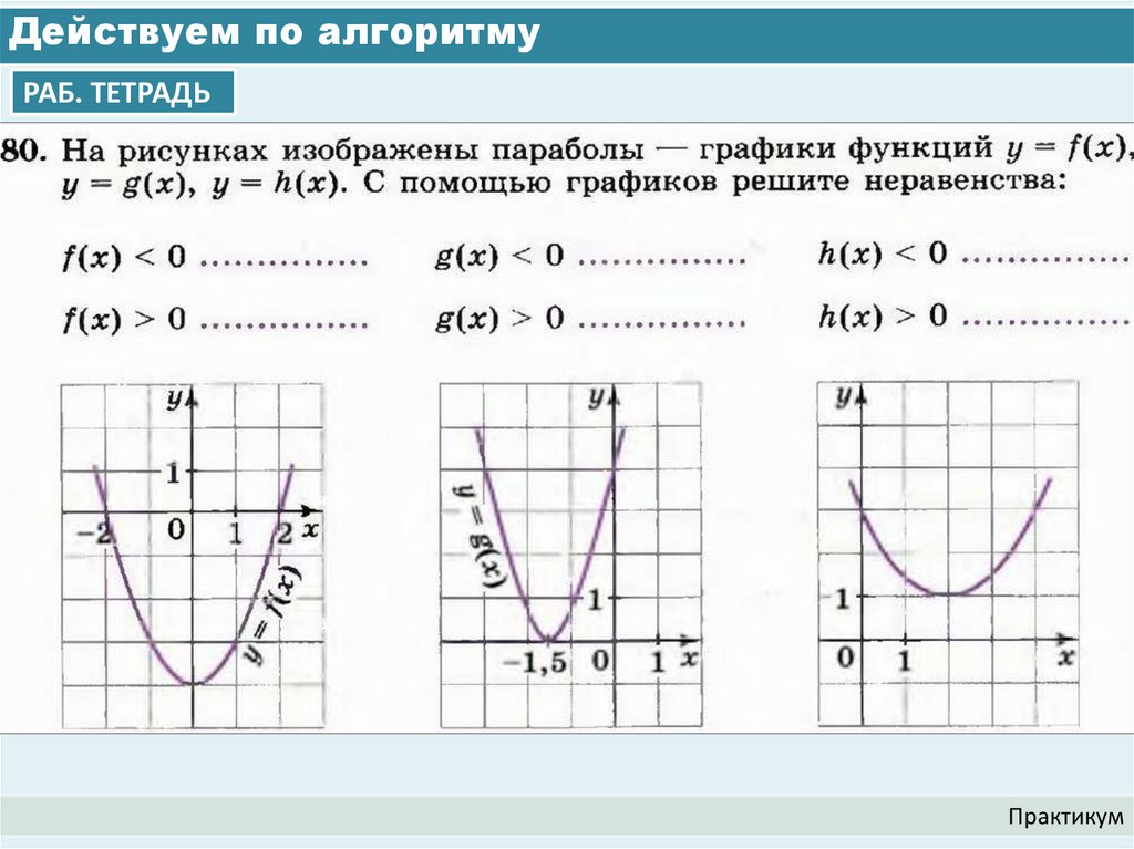 Действуем по алгоритму