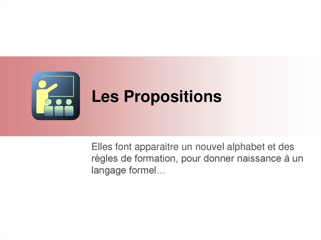 Les Propositions