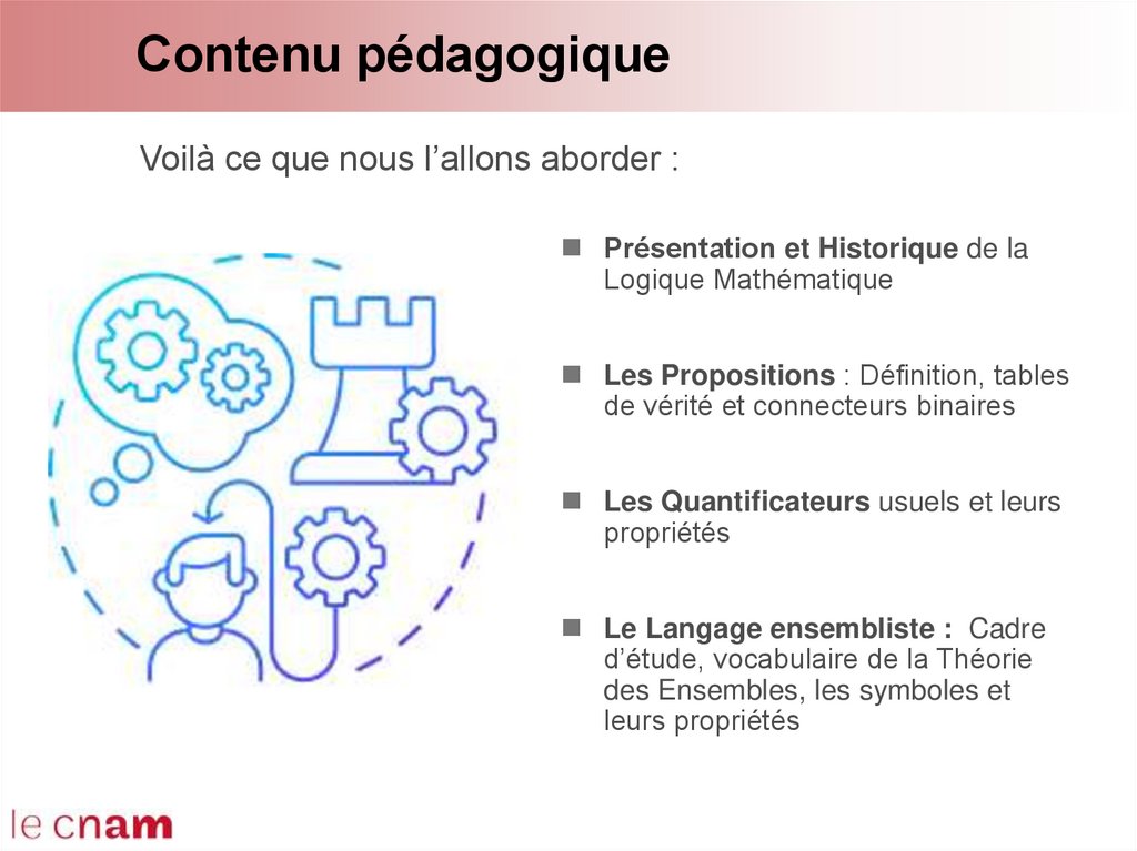 Contenu pédagogique