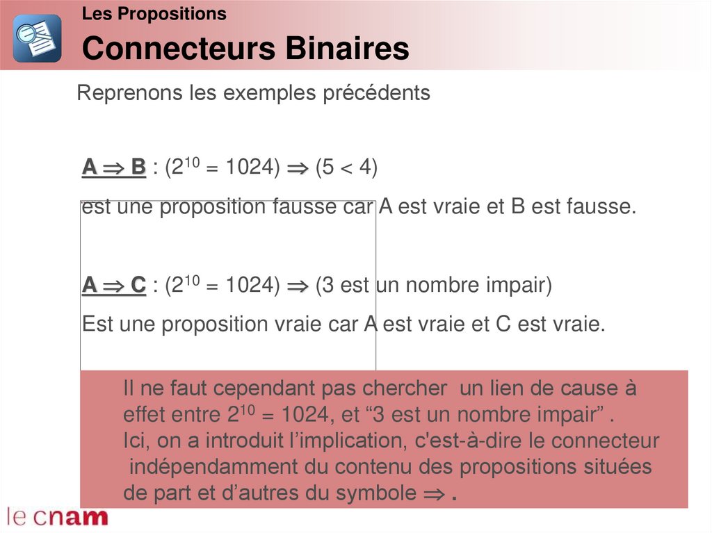 Connecteurs Binaires