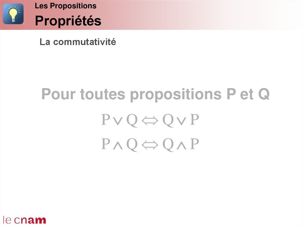 Propriétés