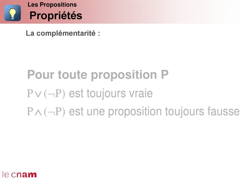 Propriétés