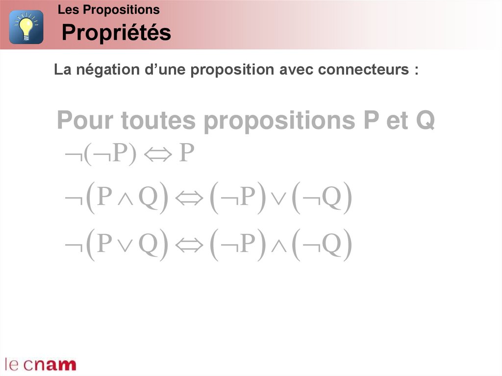 Propriétés