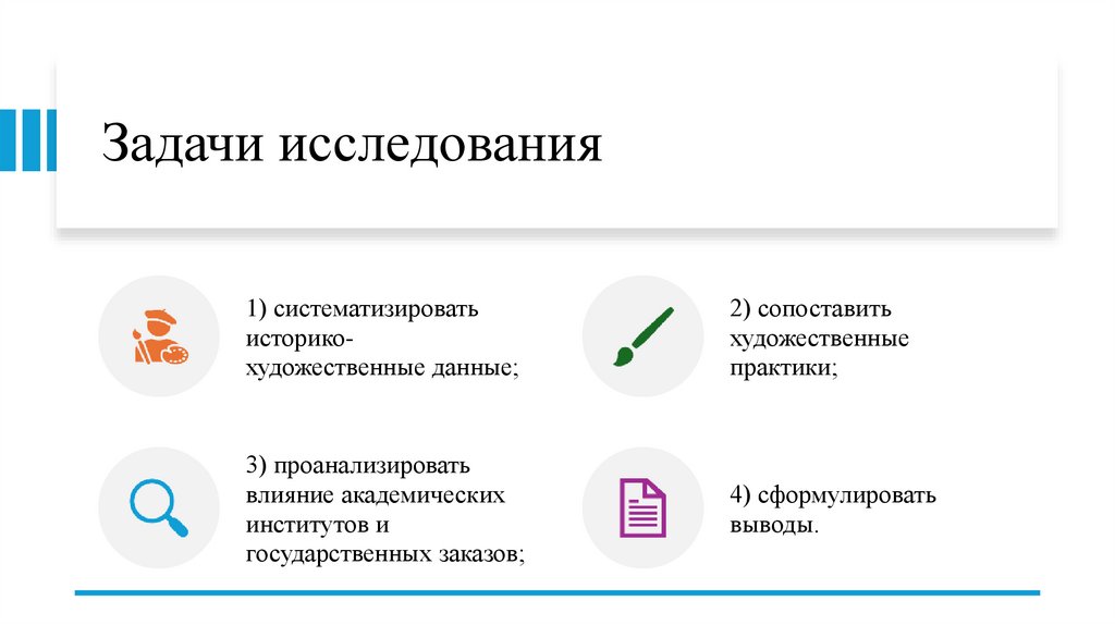 Задачи исследования