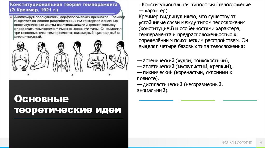 Основные теоретические идеи