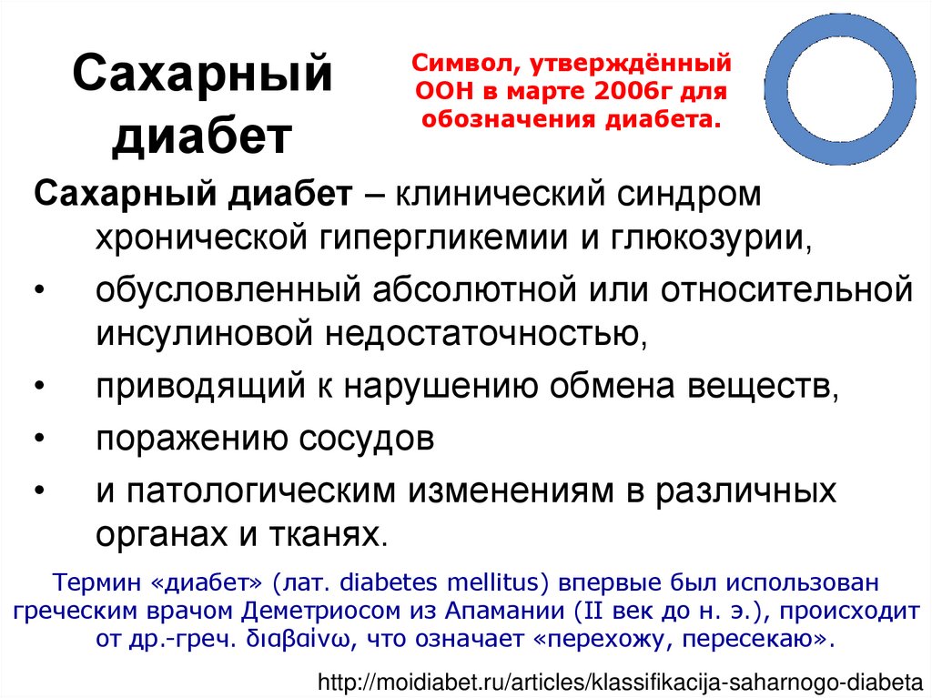 Сахарный диабет