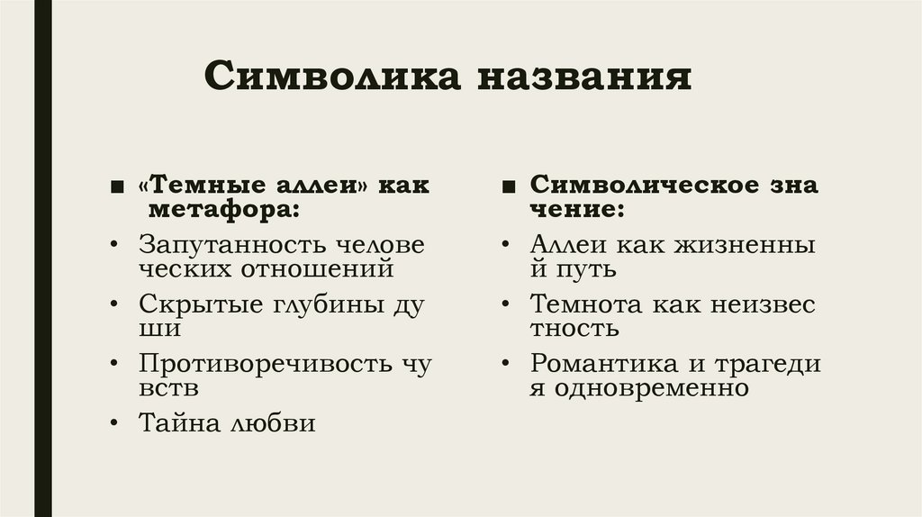 Символика названия