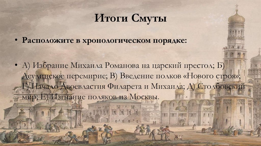 Итоги Смуты