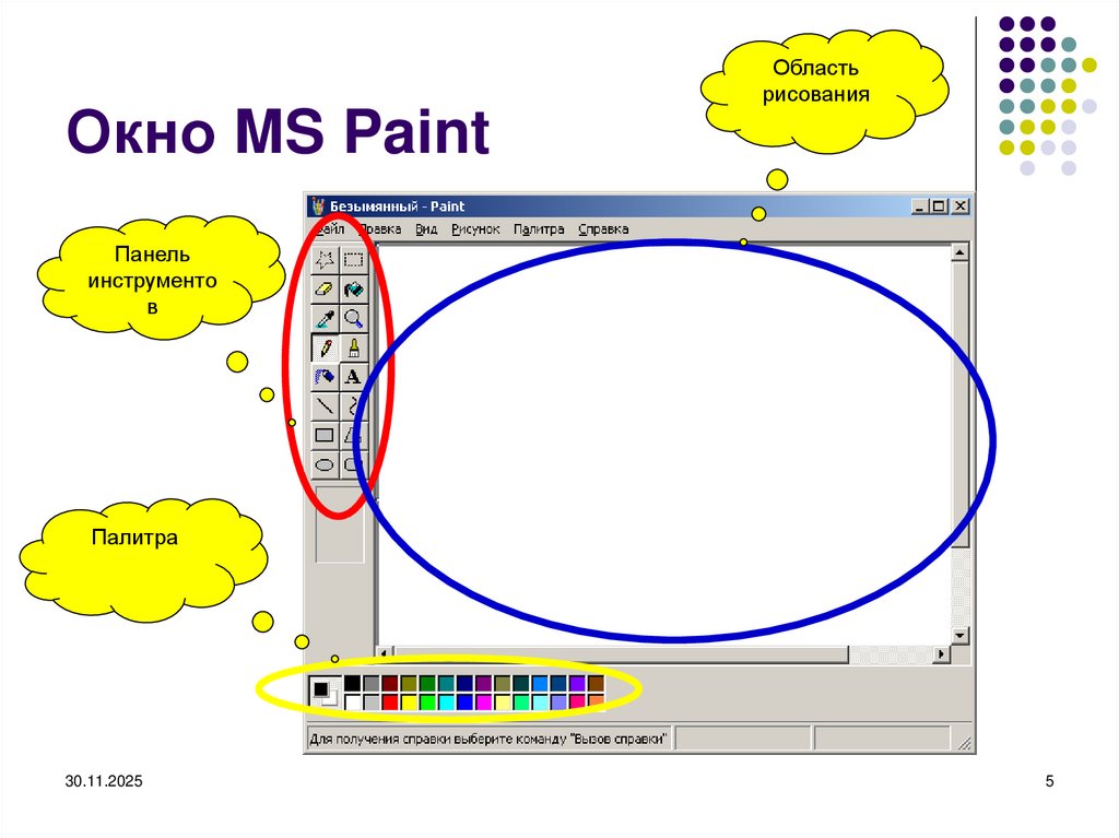 Окно MS Paint