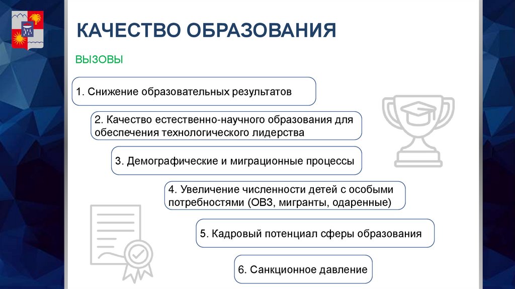 КАЧЕСТВО ОБРАЗОВАНИЯ