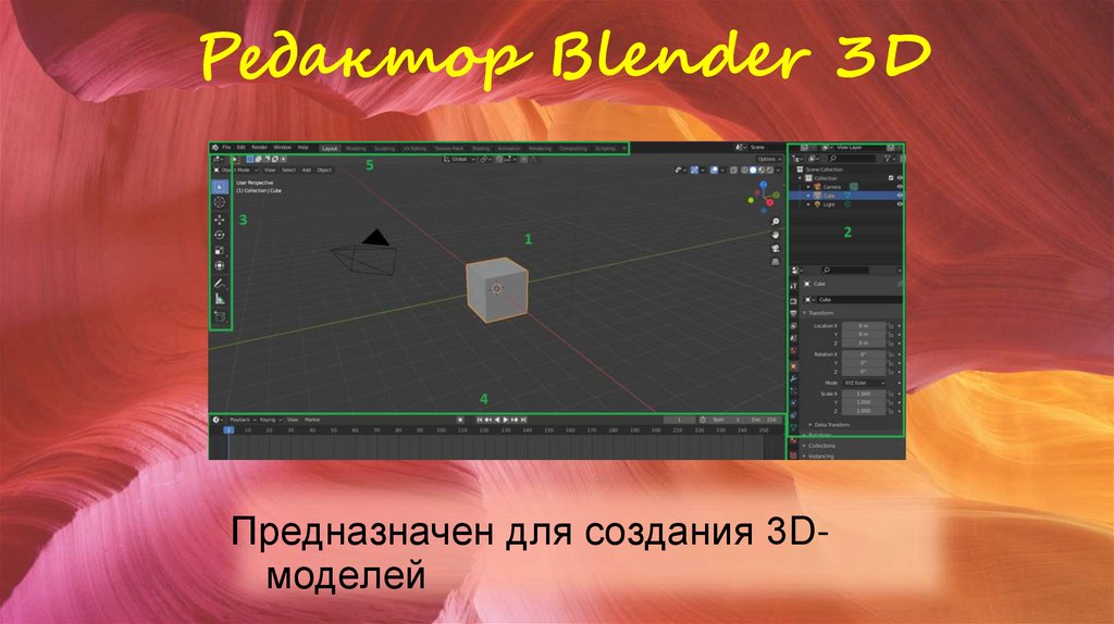 Редактор Blender 3D