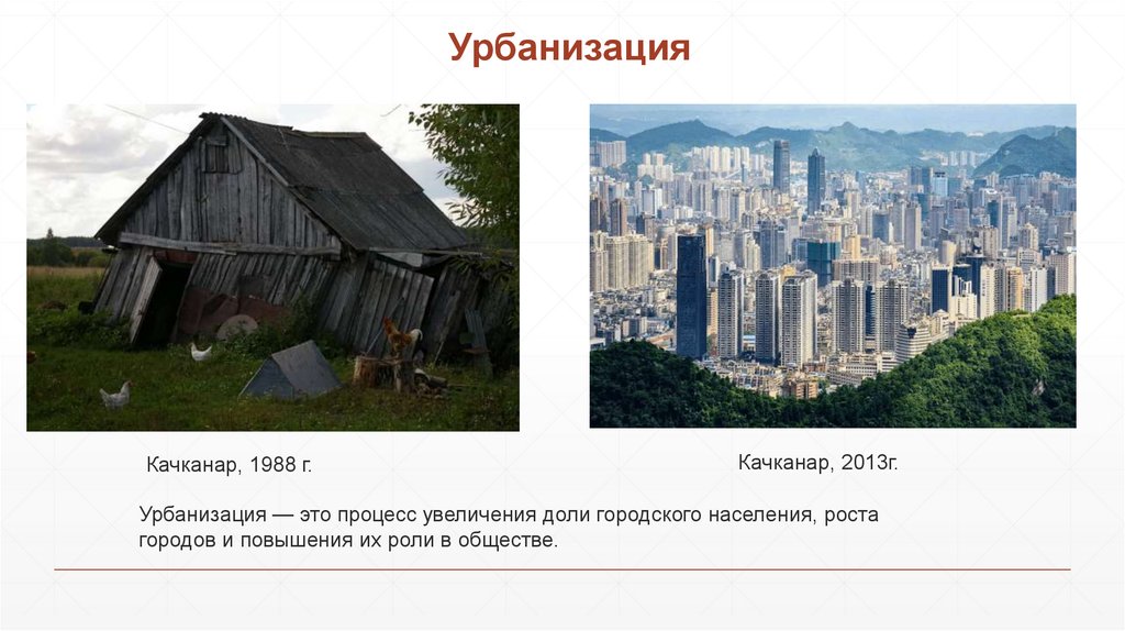 Урбанизация