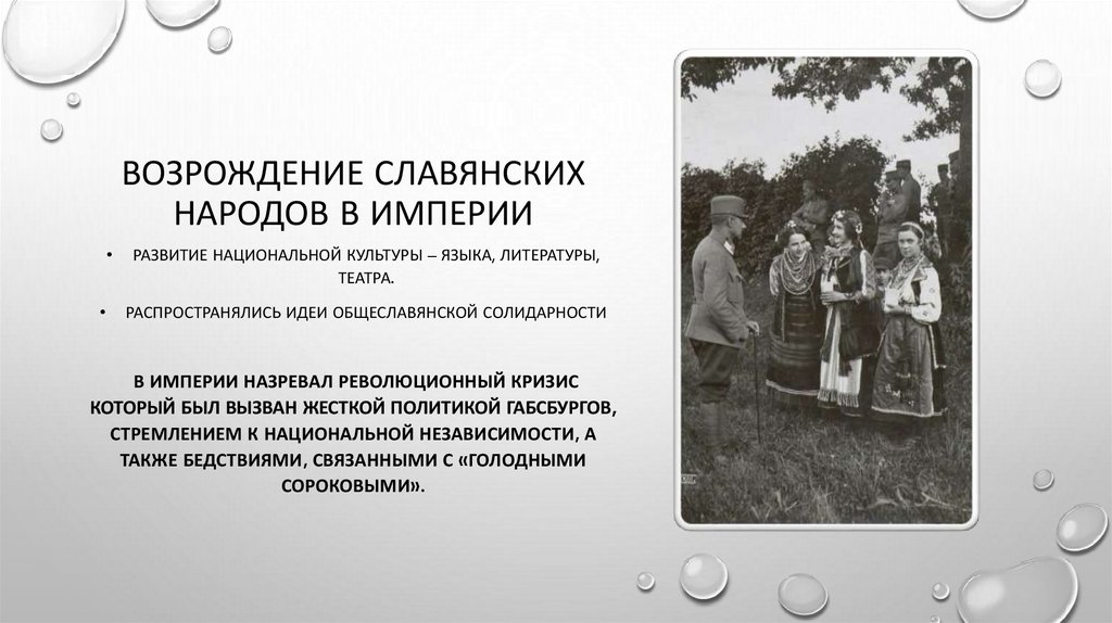 Возрождение славянских народов в империи