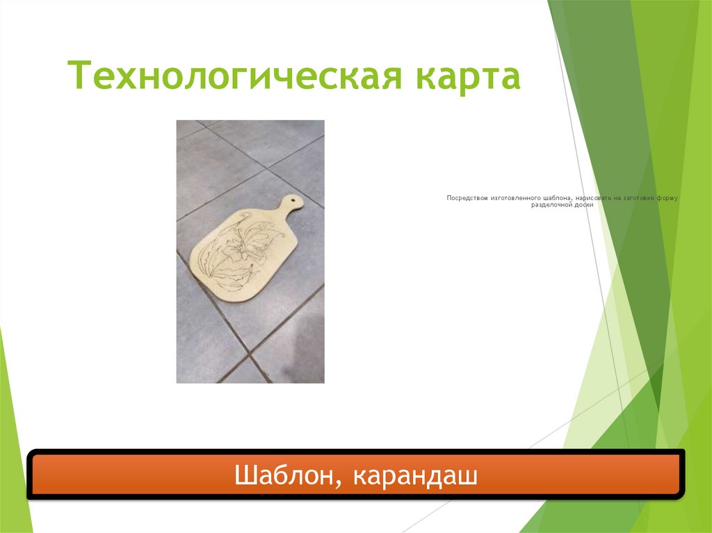 Технологическая карта