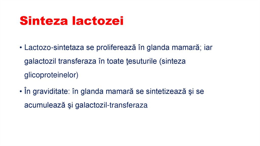 Sinteza lactozei
