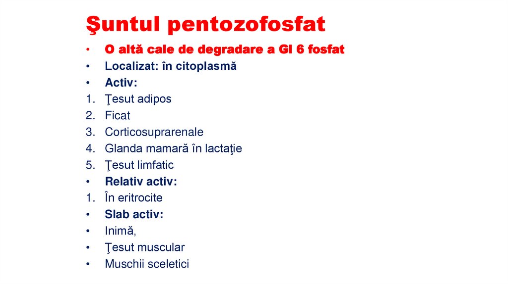 Şuntul pentozofosfat