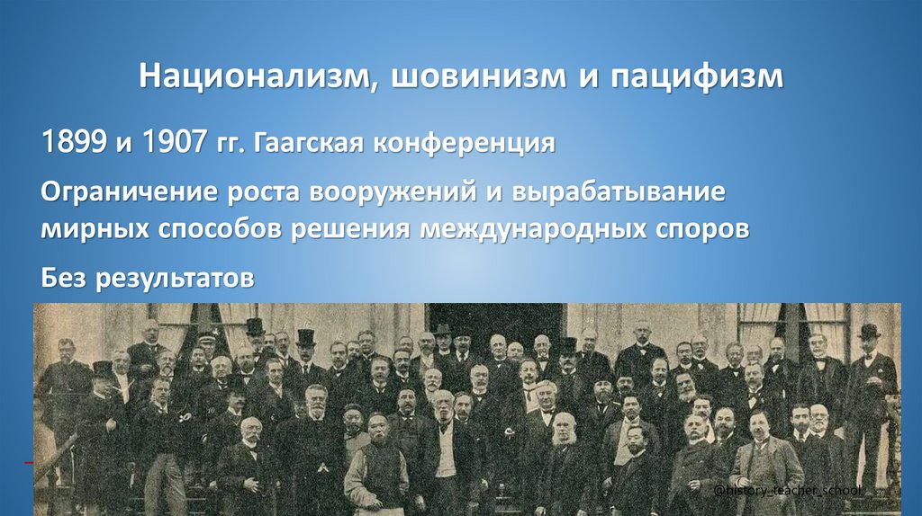 Национализм, шовинизм и пацифизм