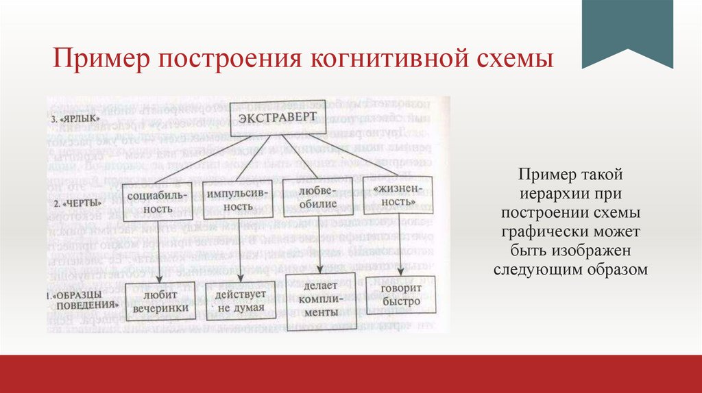 Пример построения когнитивной схемы