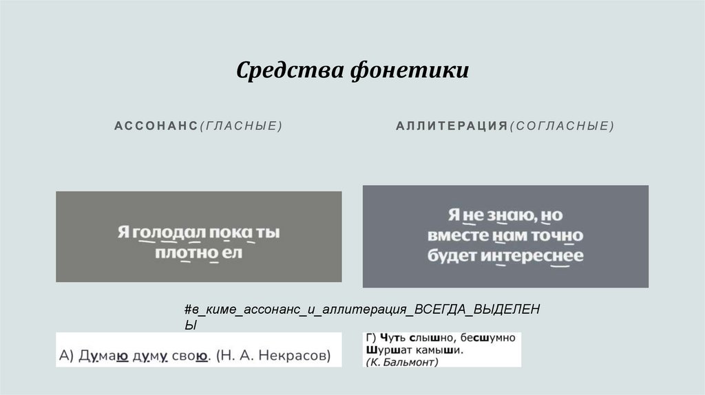 Средства фонетики