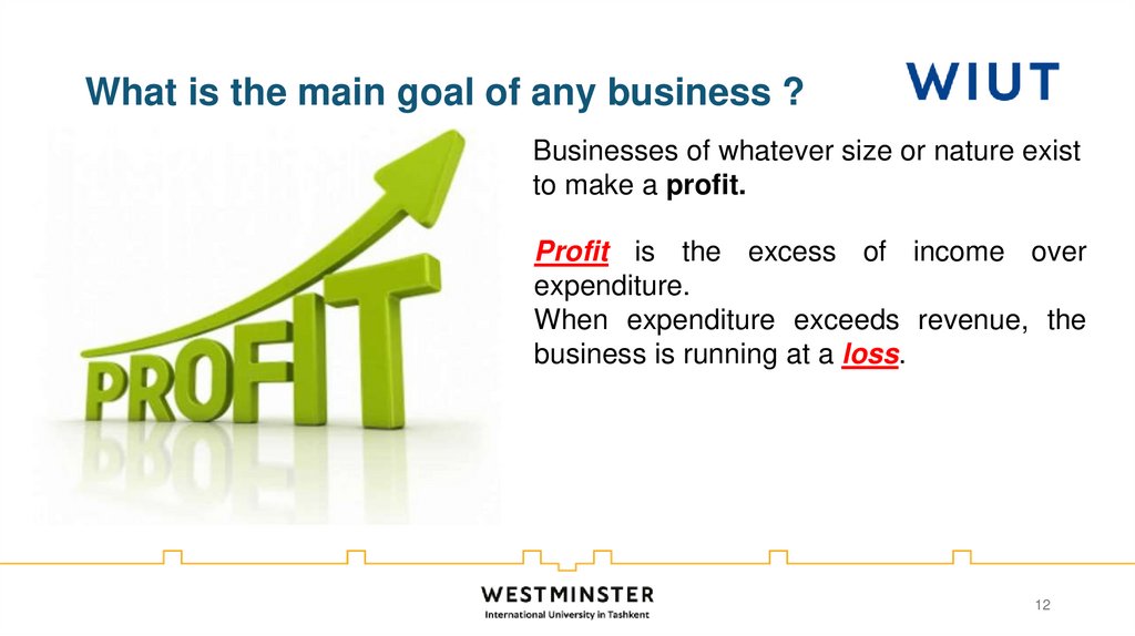 What is the main goal of any business ?