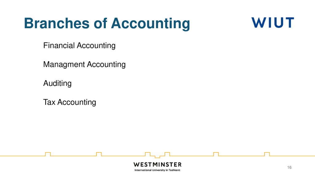 Branches of Accounting