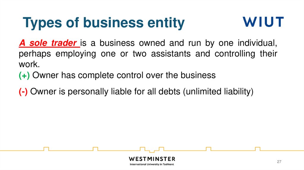 Types of business entity