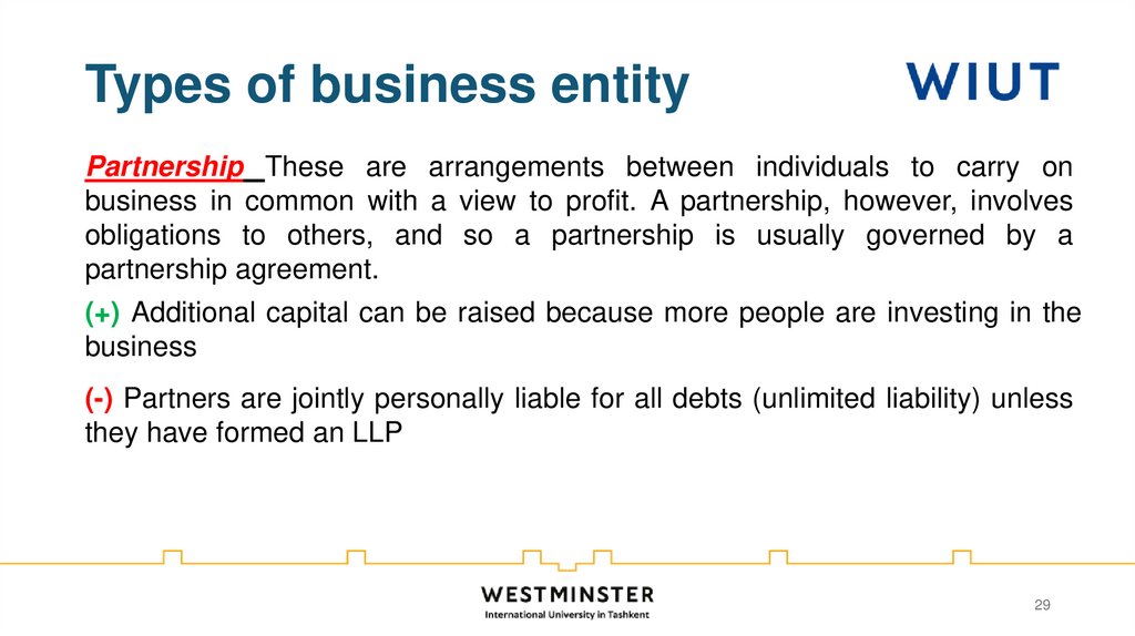 Types of business entity