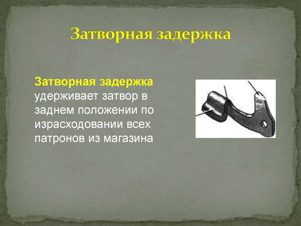 Затворная задержка