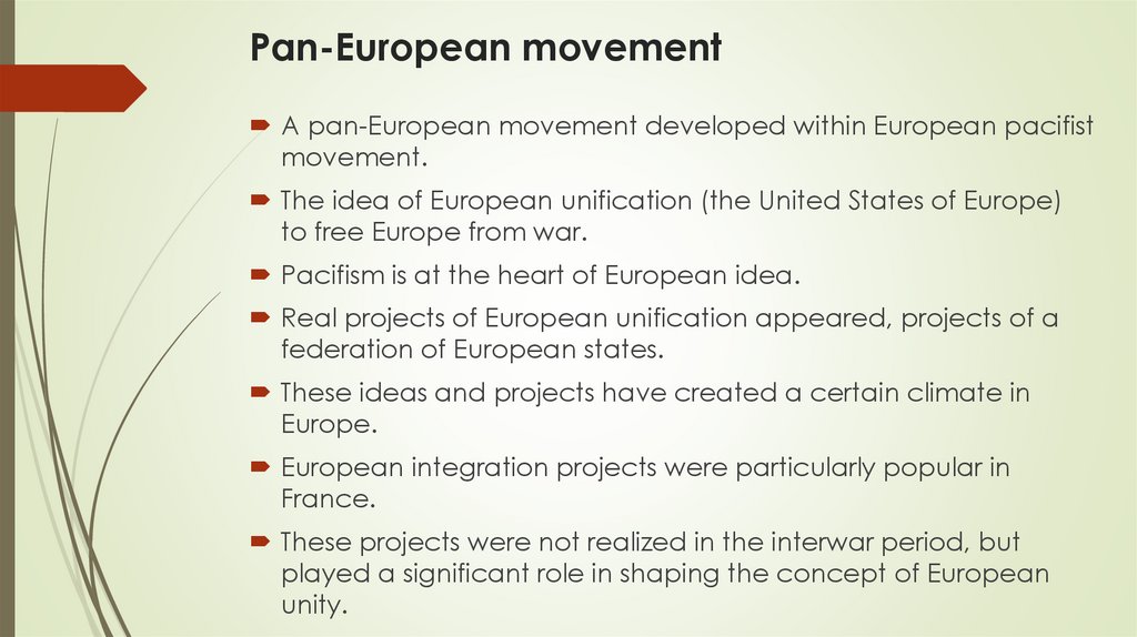 Pan-European movement