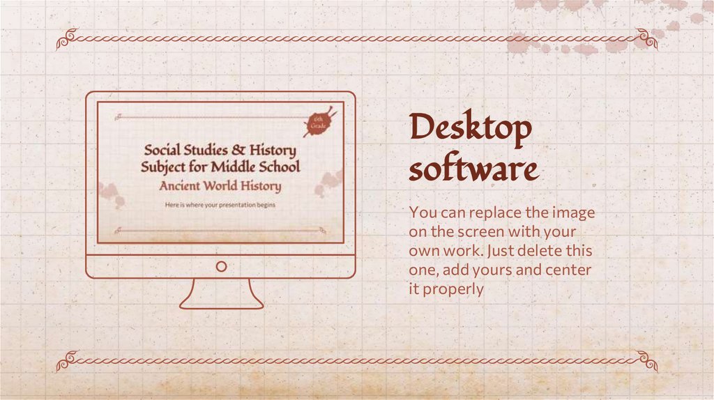 Desktop software