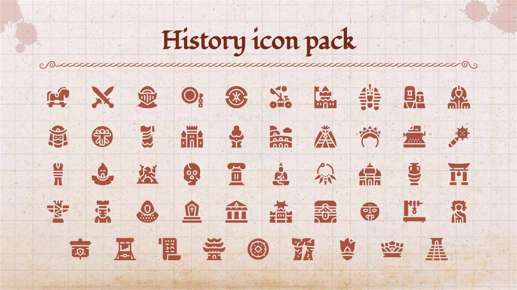 History icon pack