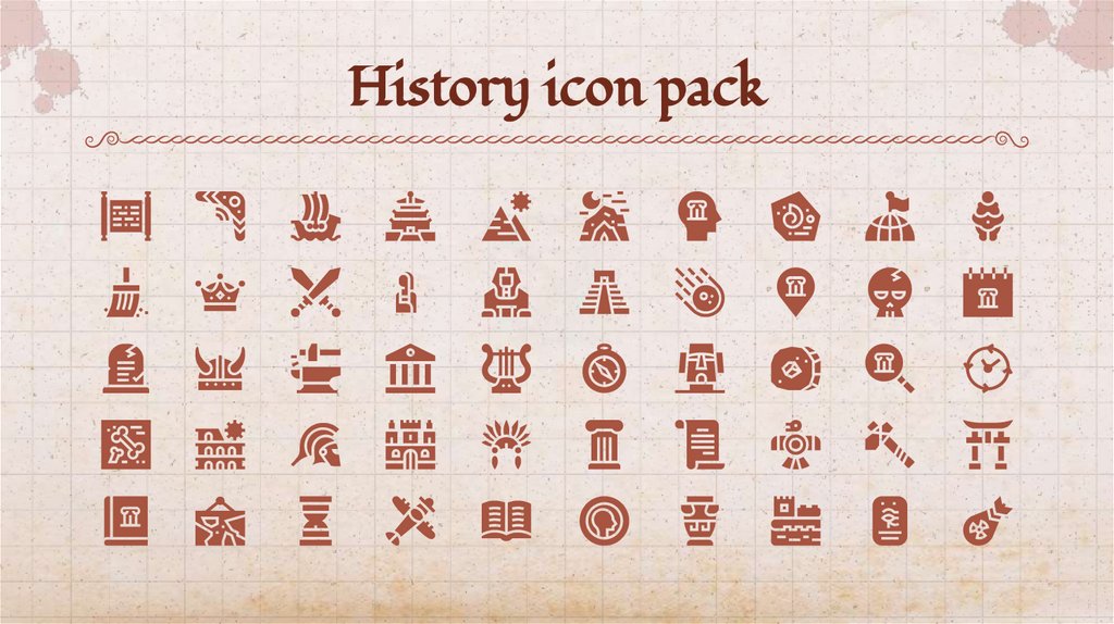 History icon pack