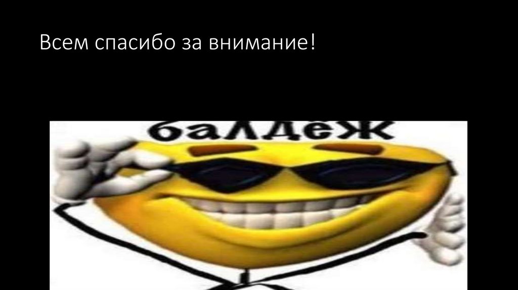 Всем спасибо за внимание!