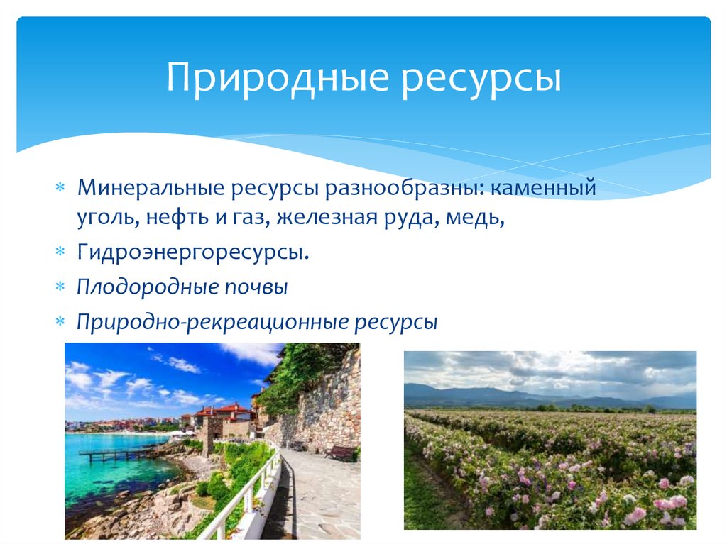 Природные ресурсы