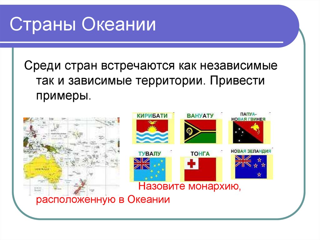 Страны Океании
