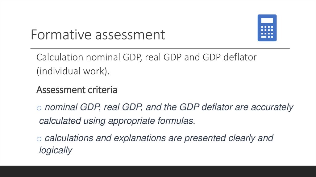 Formative assessment