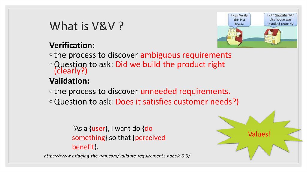 What is V&V ?