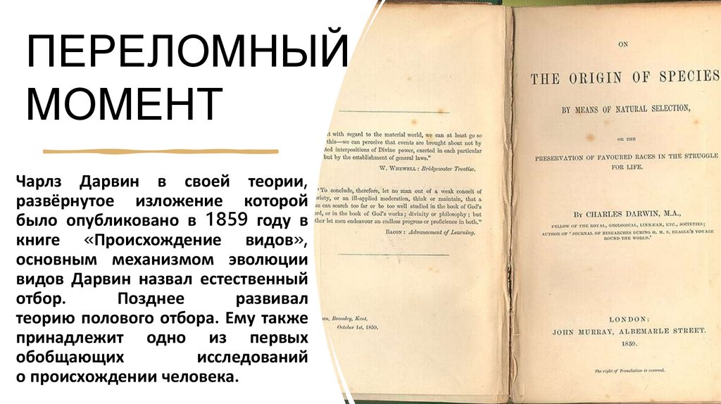 ПЕРЕЛОМНЫЙ МОМЕНТ