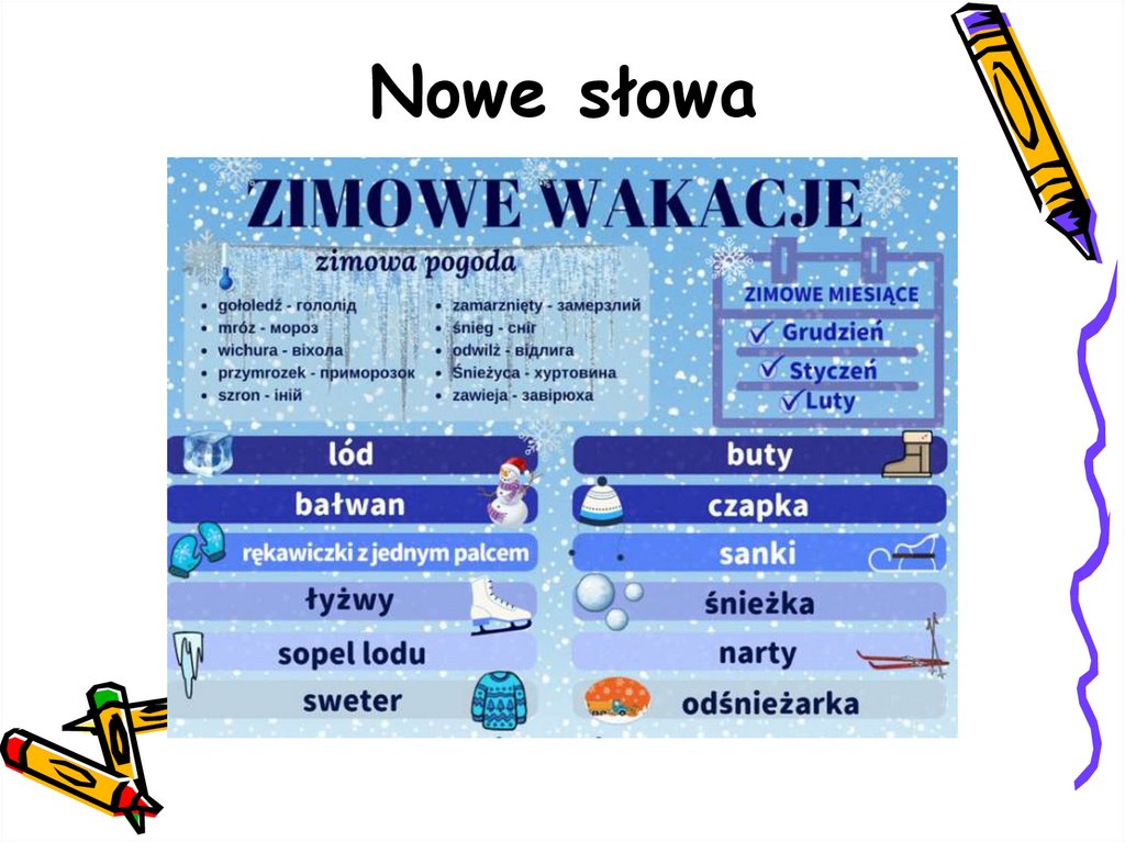 Nowe słowa