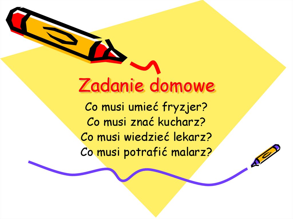 Zadanie domowe