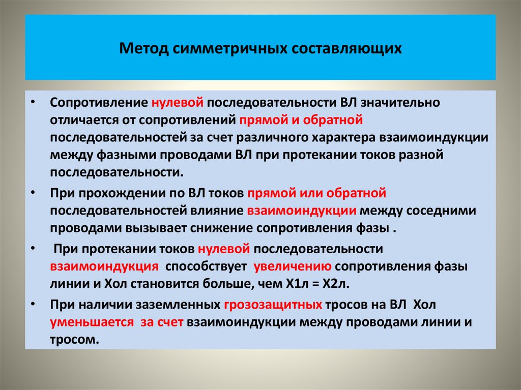 Метод симметричных составляющих