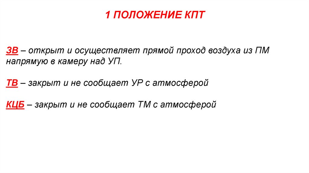 1 ПОЛОЖЕНИЕ КПТ