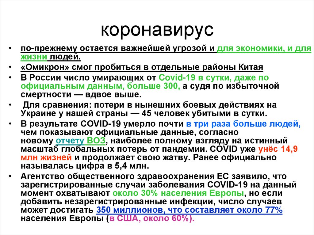 коронавирус